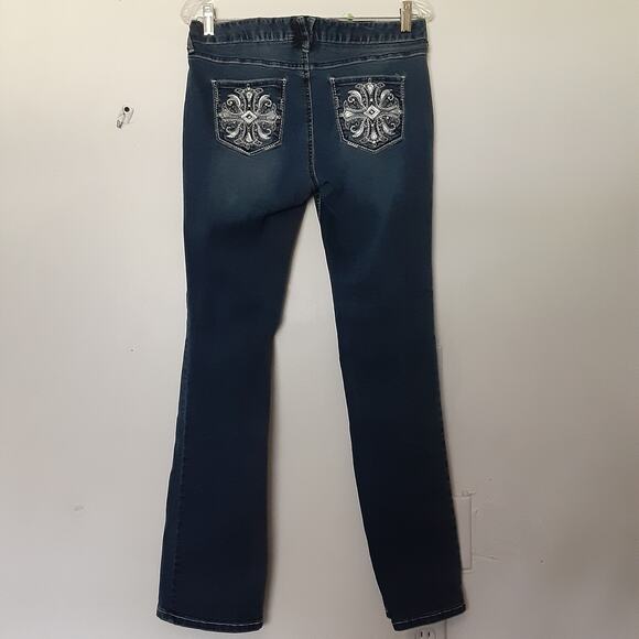 Red Camel Jeans Women's Size 11 Blue Denim Bootcut Jeans Embroidered - Picture 4 of 8